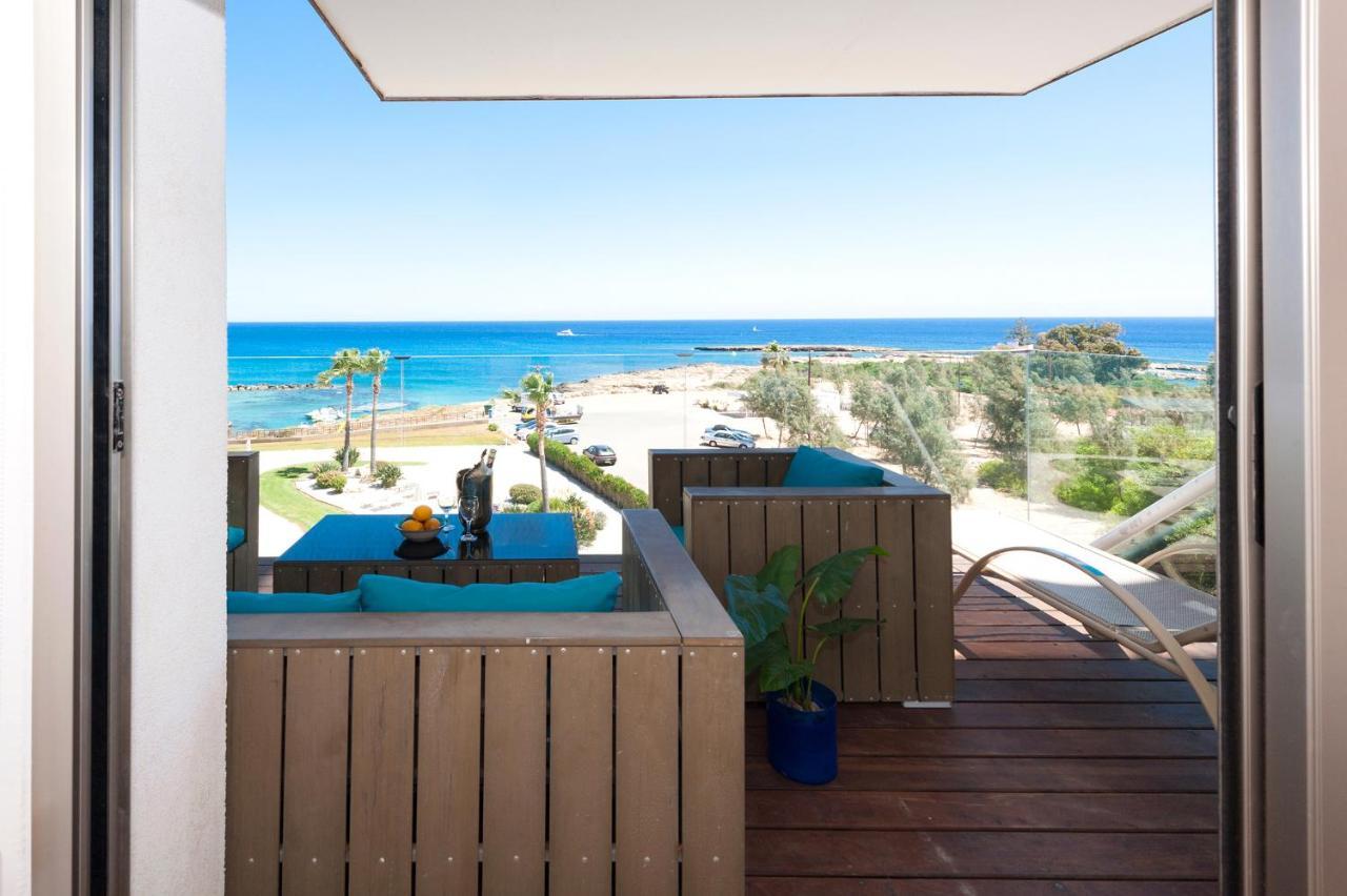 Apartment Marina - Beachfront Protaras Bagian luar foto