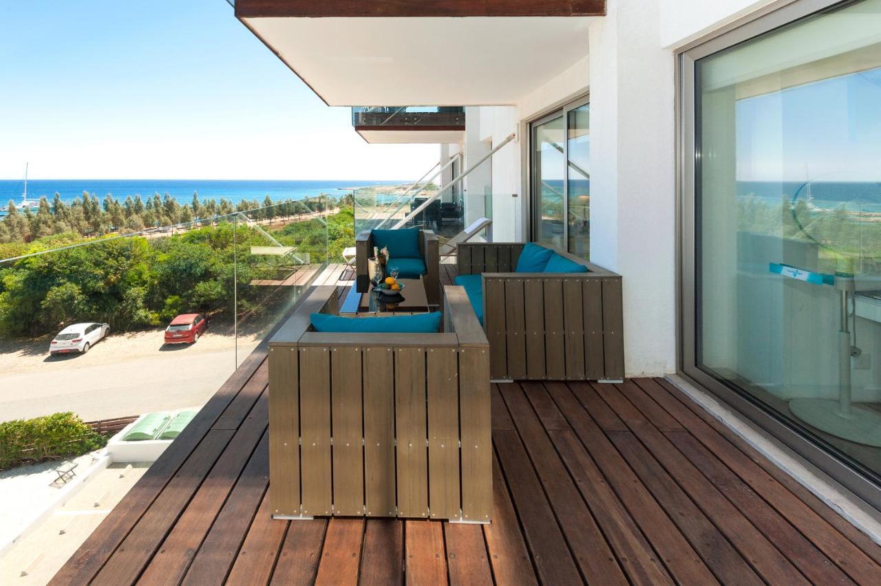 Apartment Marina - Beachfront Protaras Bagian luar foto