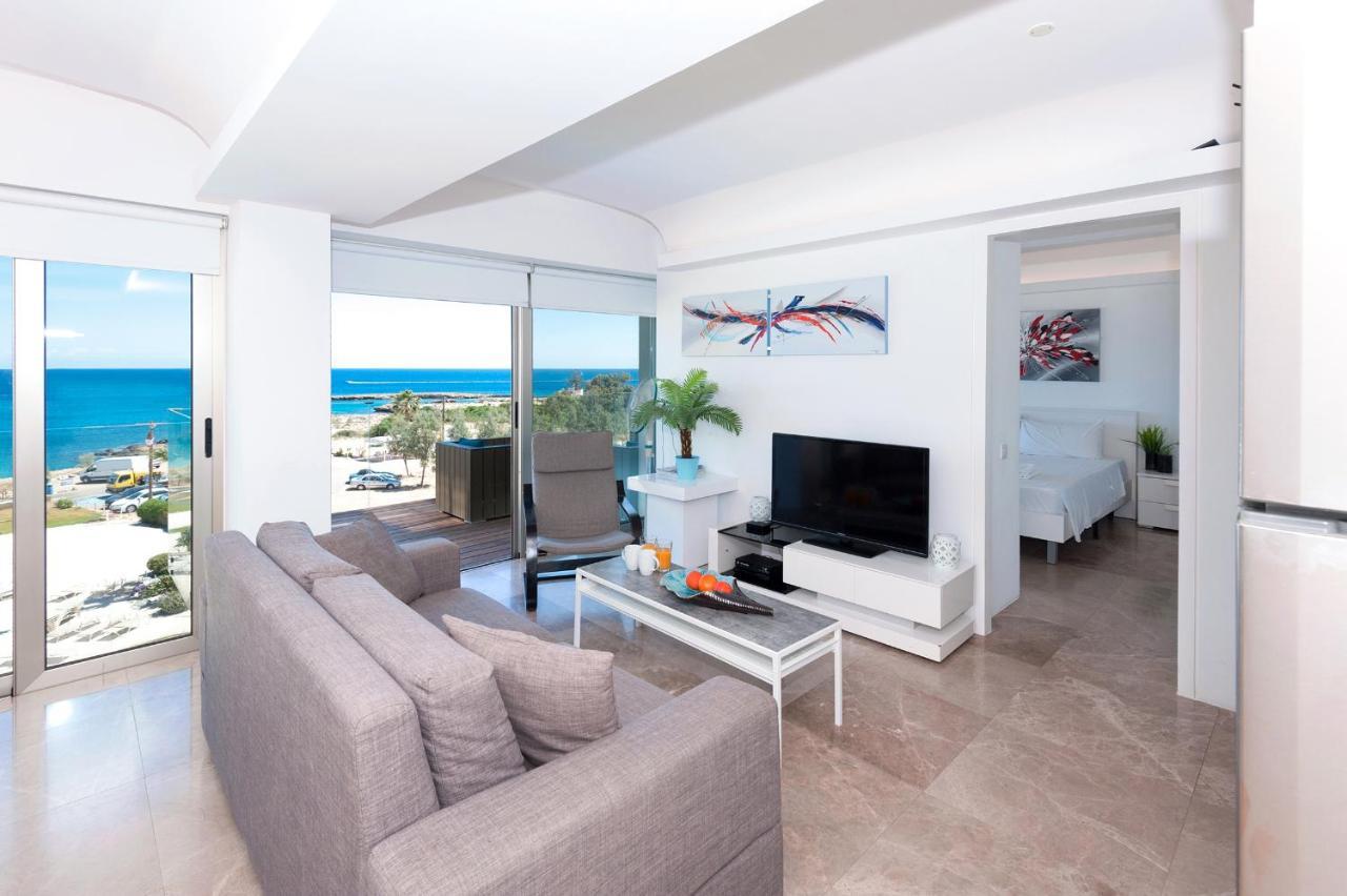 Apartment Marina - Beachfront Protaras Bagian luar foto