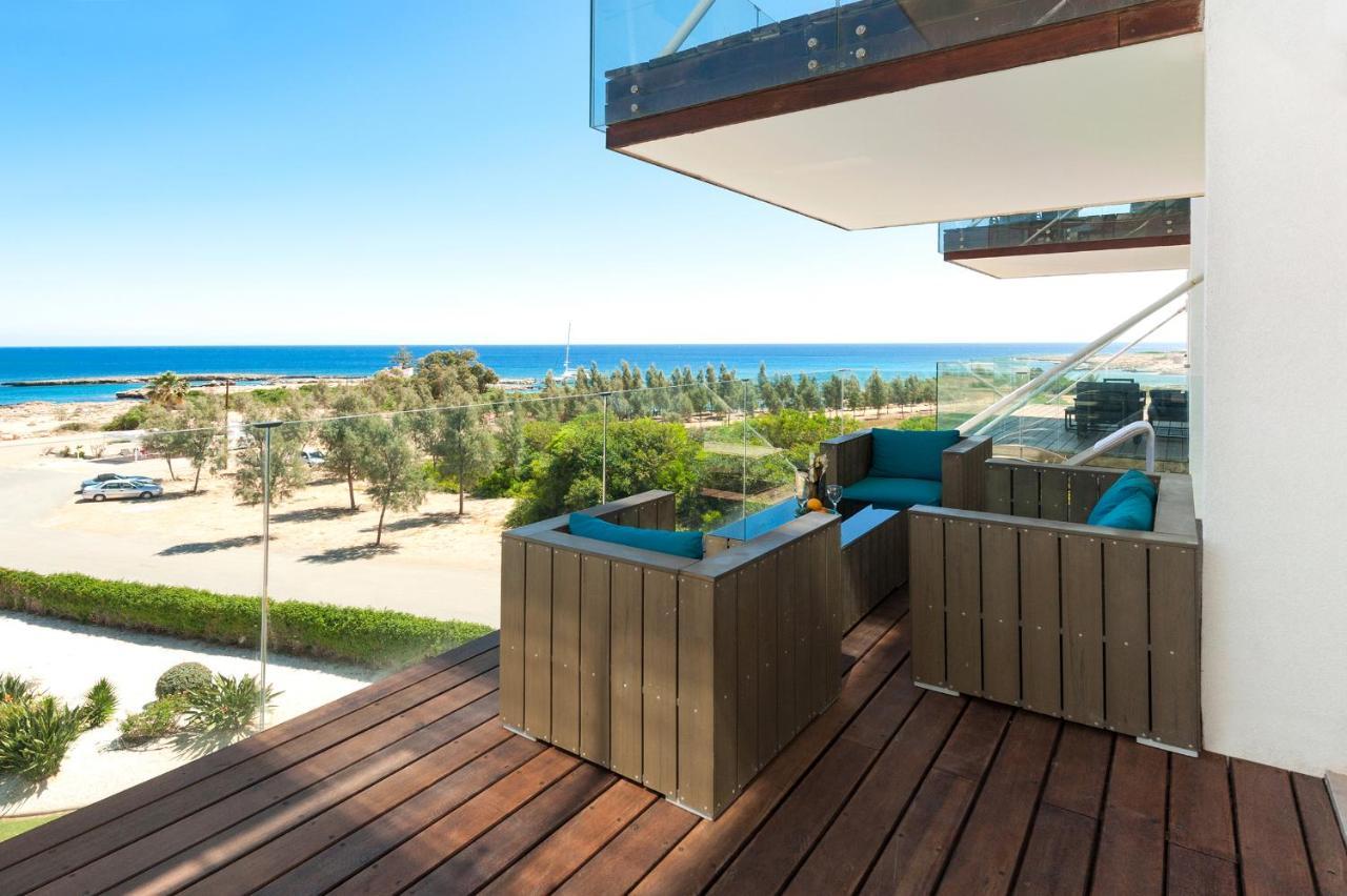 Apartment Marina - Beachfront Protaras Bagian luar foto