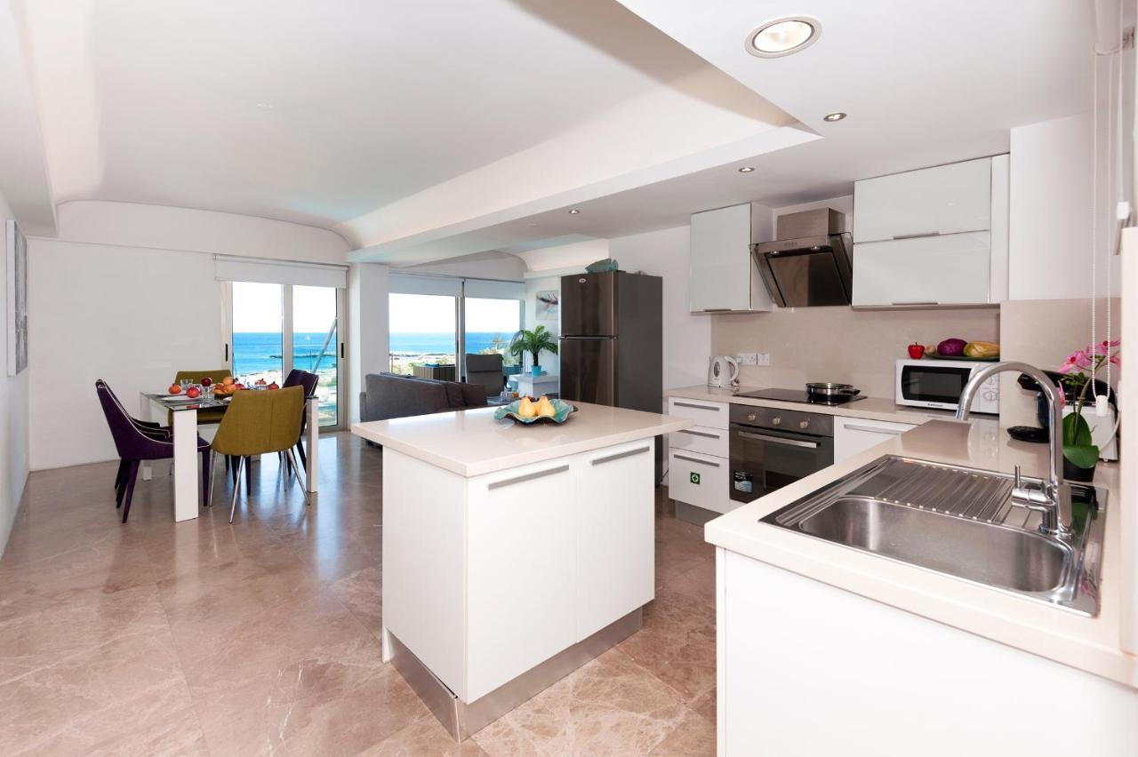 Apartment Marina - Beachfront Protaras Bagian luar foto